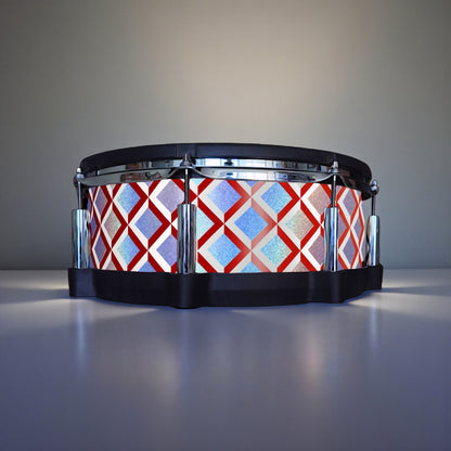 3D Tile Drum Wrap (White Base)