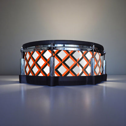 3D Tile Drum Wrap (Black Base)