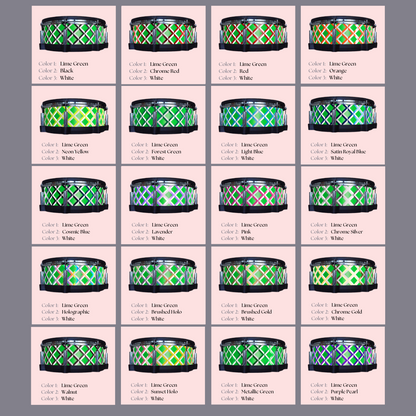 Easy-to-install vinyl snare drum wrap color catalogue featuring a wide range of color and pattern options, perfect for drummers looking to personalize their snare drum with unique designs.
