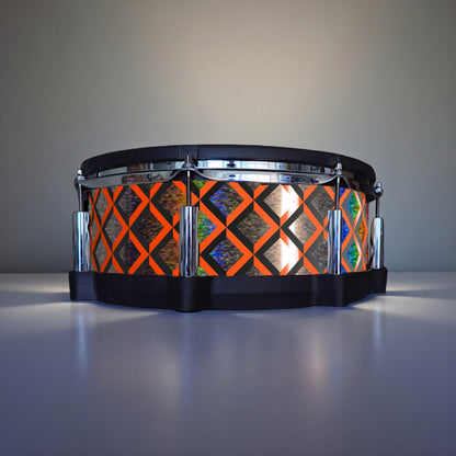 3D Tile Drum Wrap (Black Base)