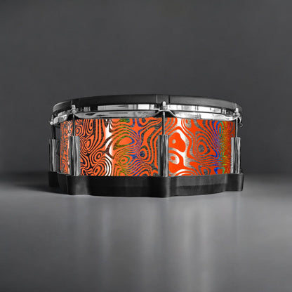 Psychedelic Swirl Drum Wrap