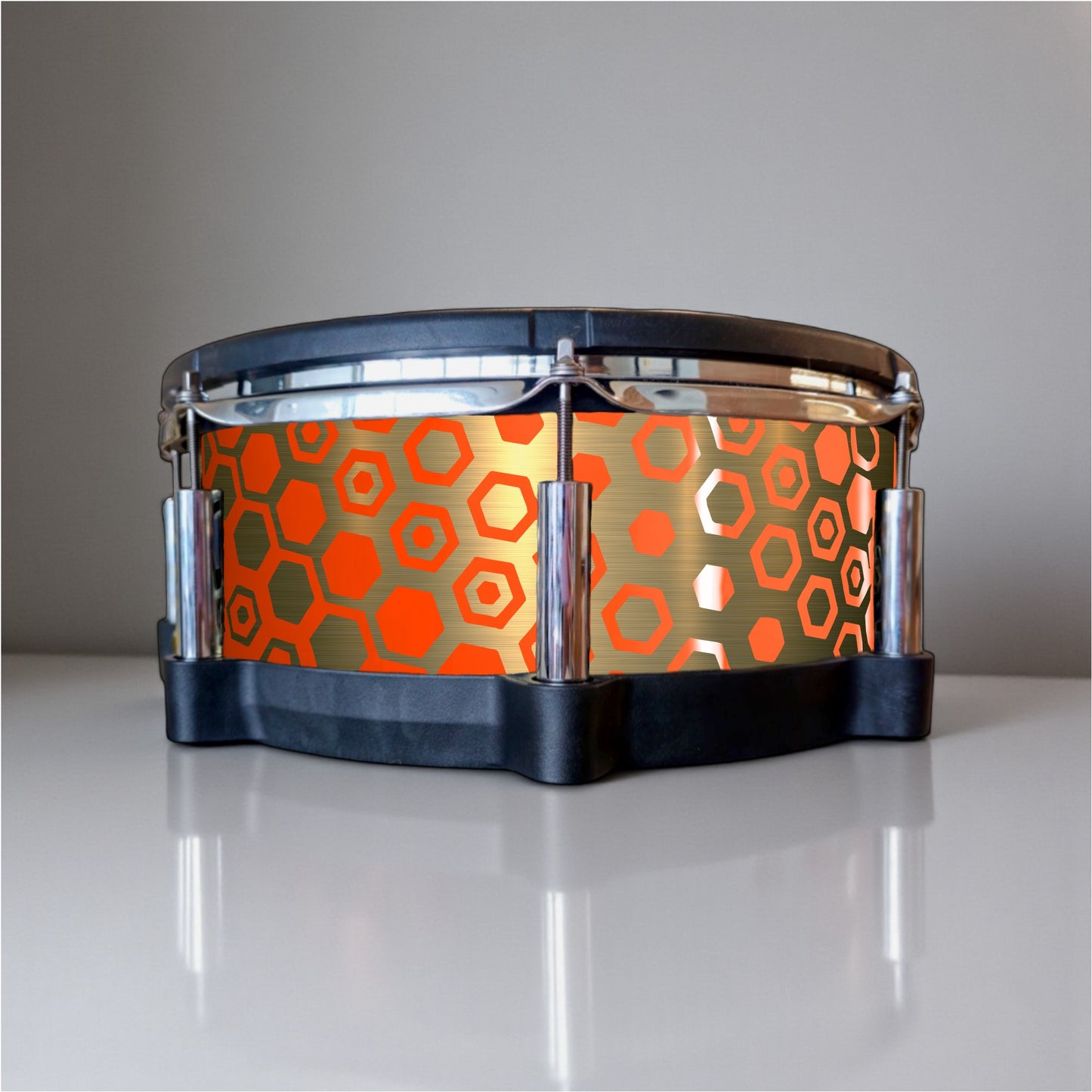 Hexagonal Fade Drum Wrap