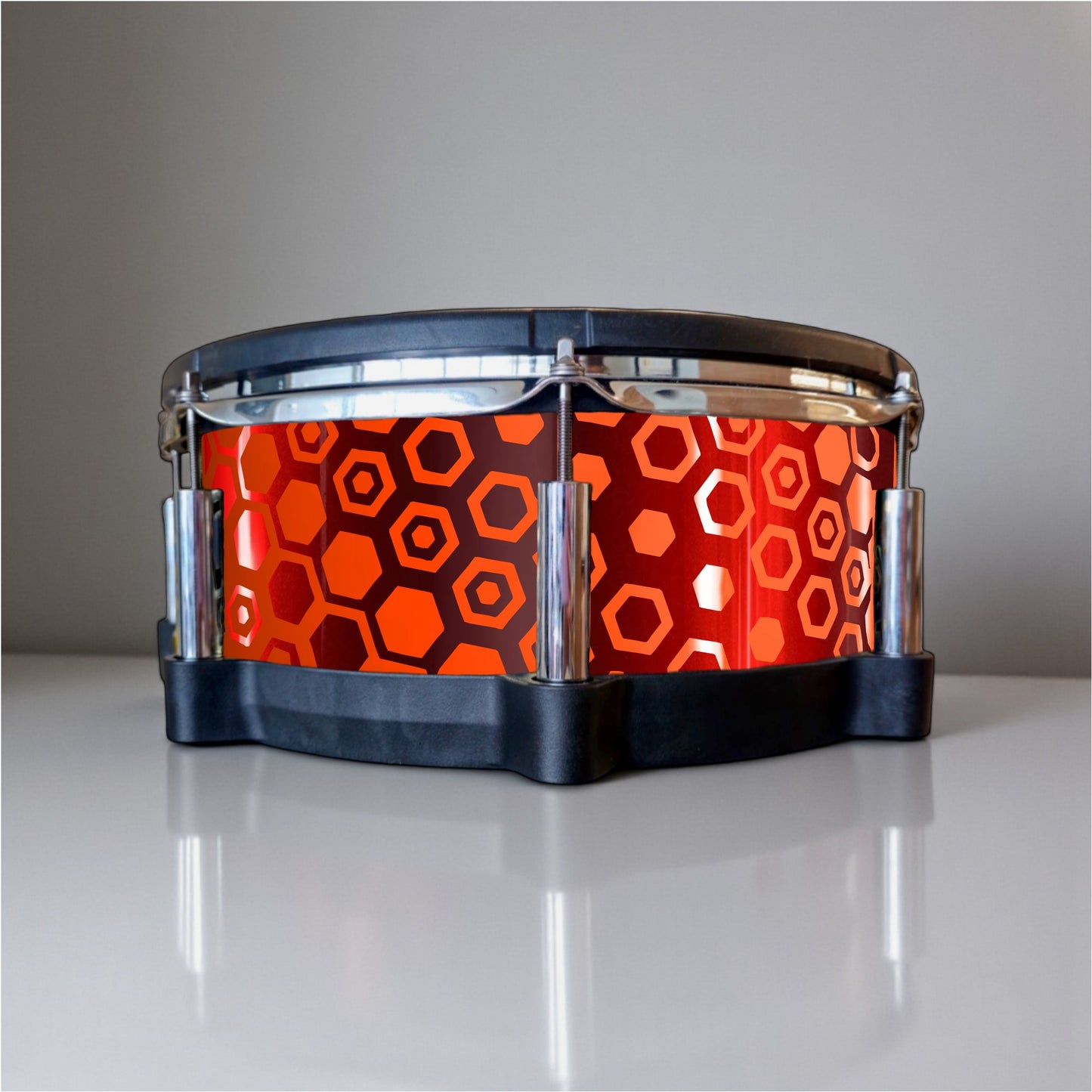 Hexagonal Fade Drum Wrap
