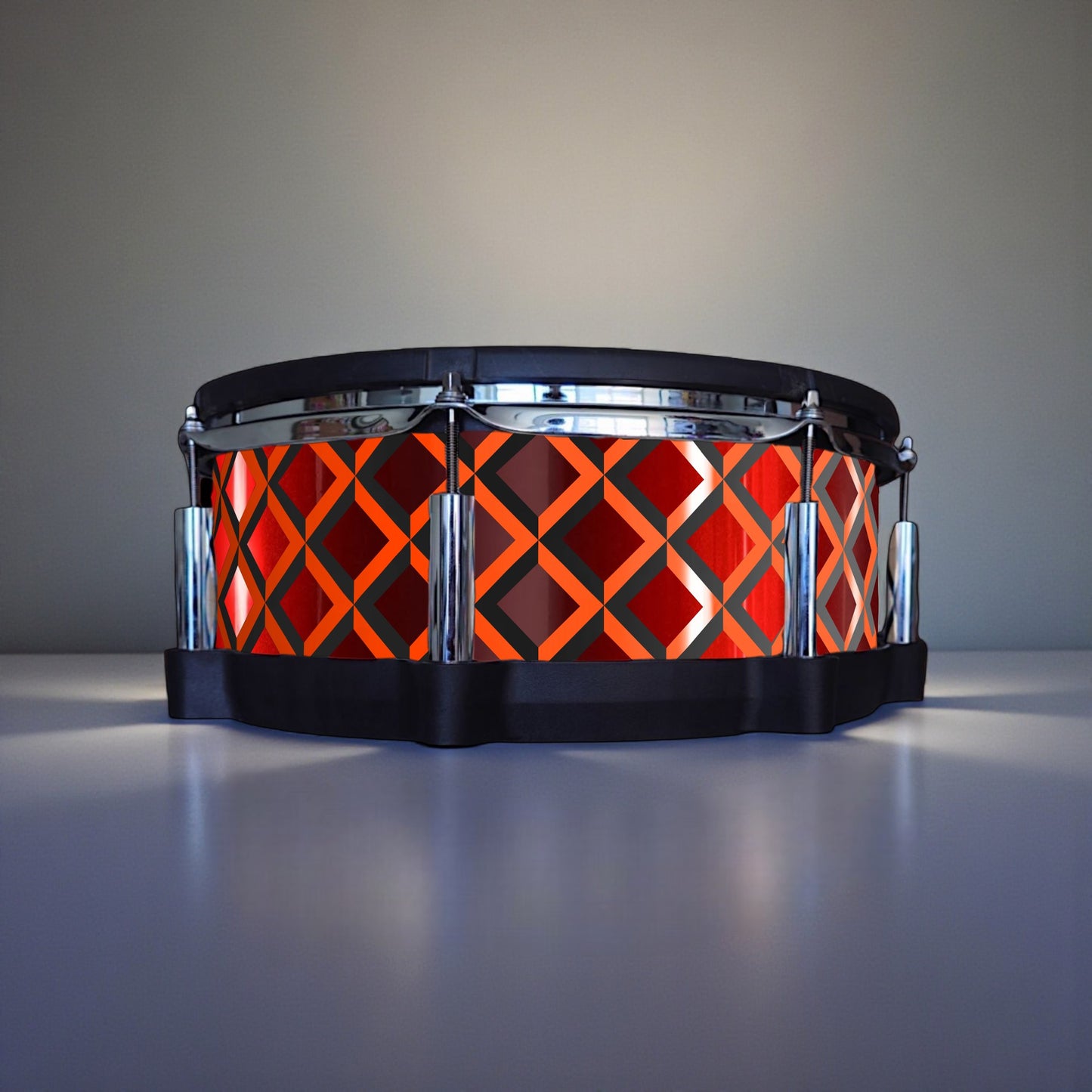 3D Tile Drum Wrap (Black Base)