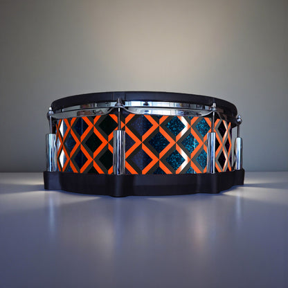 3D Tile Drum Wrap (Black Base)