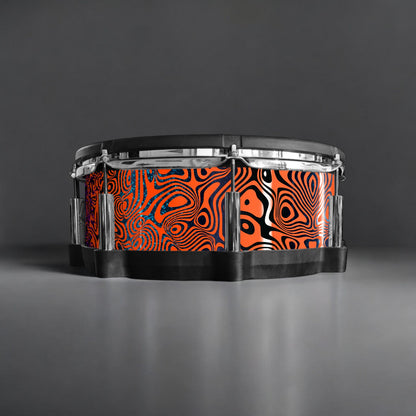 Psychedelic Swirl Drum Wrap