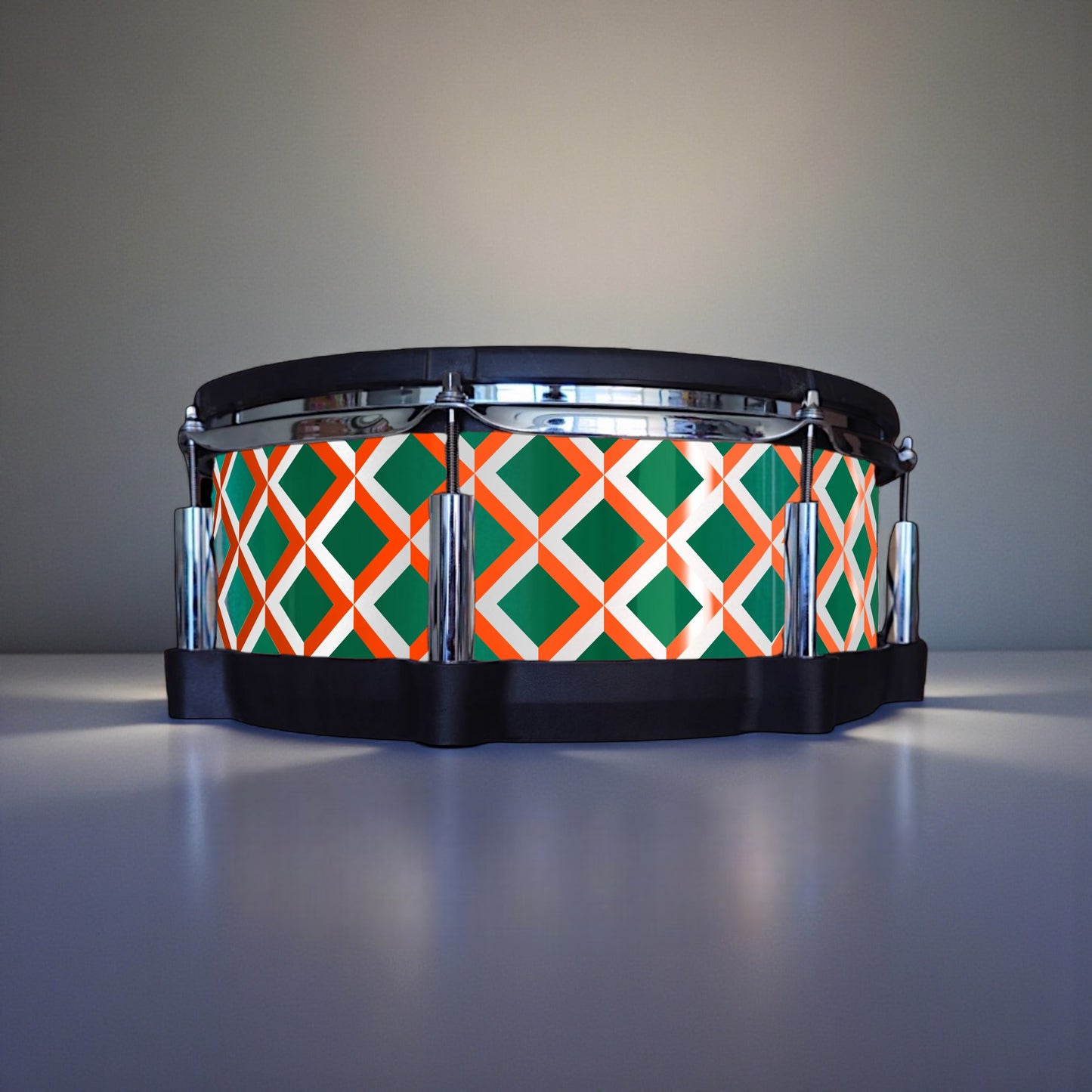 3D Tile Drum Wrap (White Base)