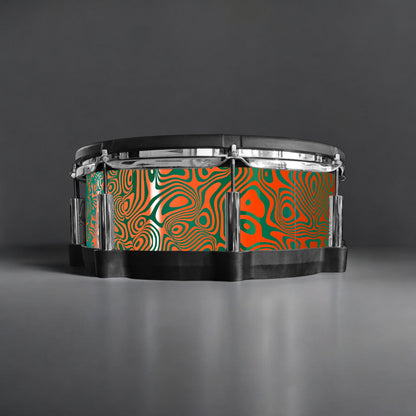 Psychedelic Swirl Drum Wrap