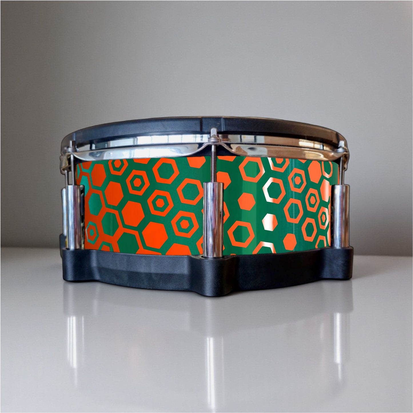 Hexagonal Fade Drum Wrap