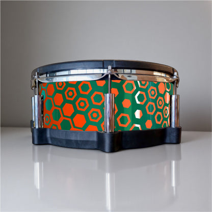 Hexagonal Fade Drum Wrap