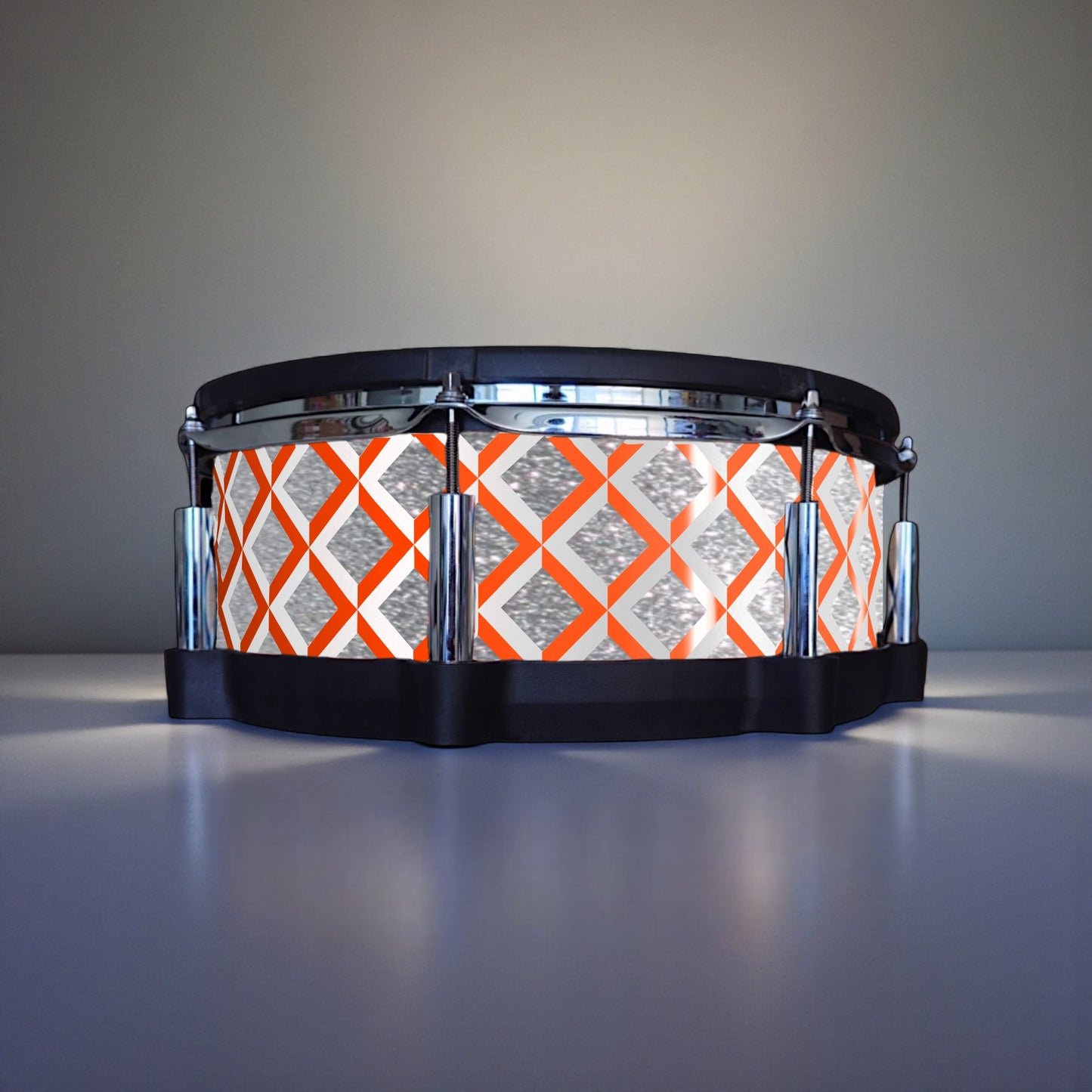 3D Tile Drum Wrap (White Base)