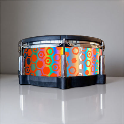 Hexagonal Fade Drum Wrap