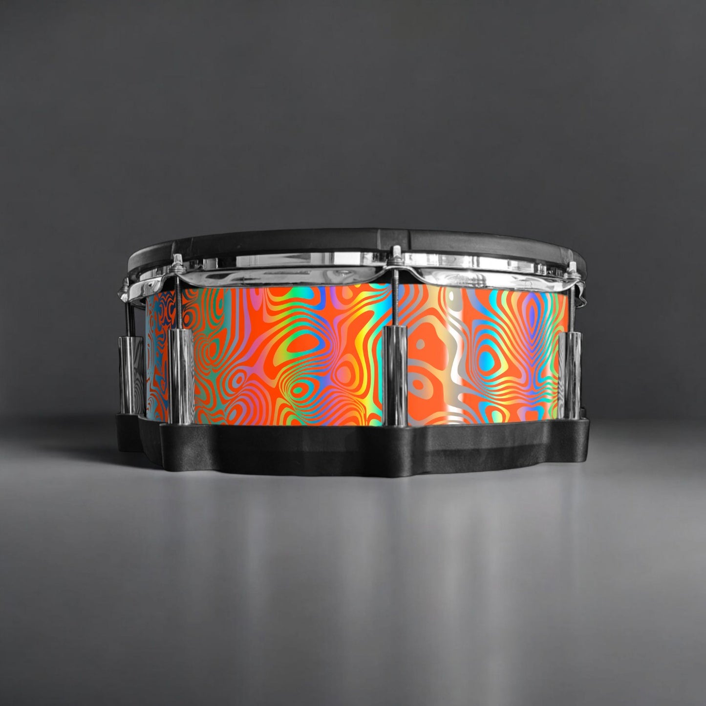 Psychedelic Swirl Drum Wrap