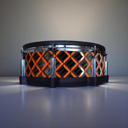 3D Tile Drum Wrap (Black Base)