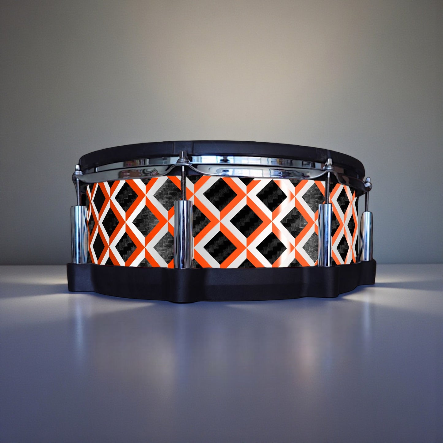 3D Tile Drum Wrap (White Base)