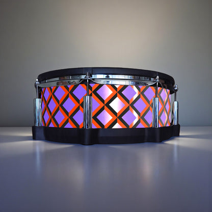 3D Tile Drum Wrap (Black Base)