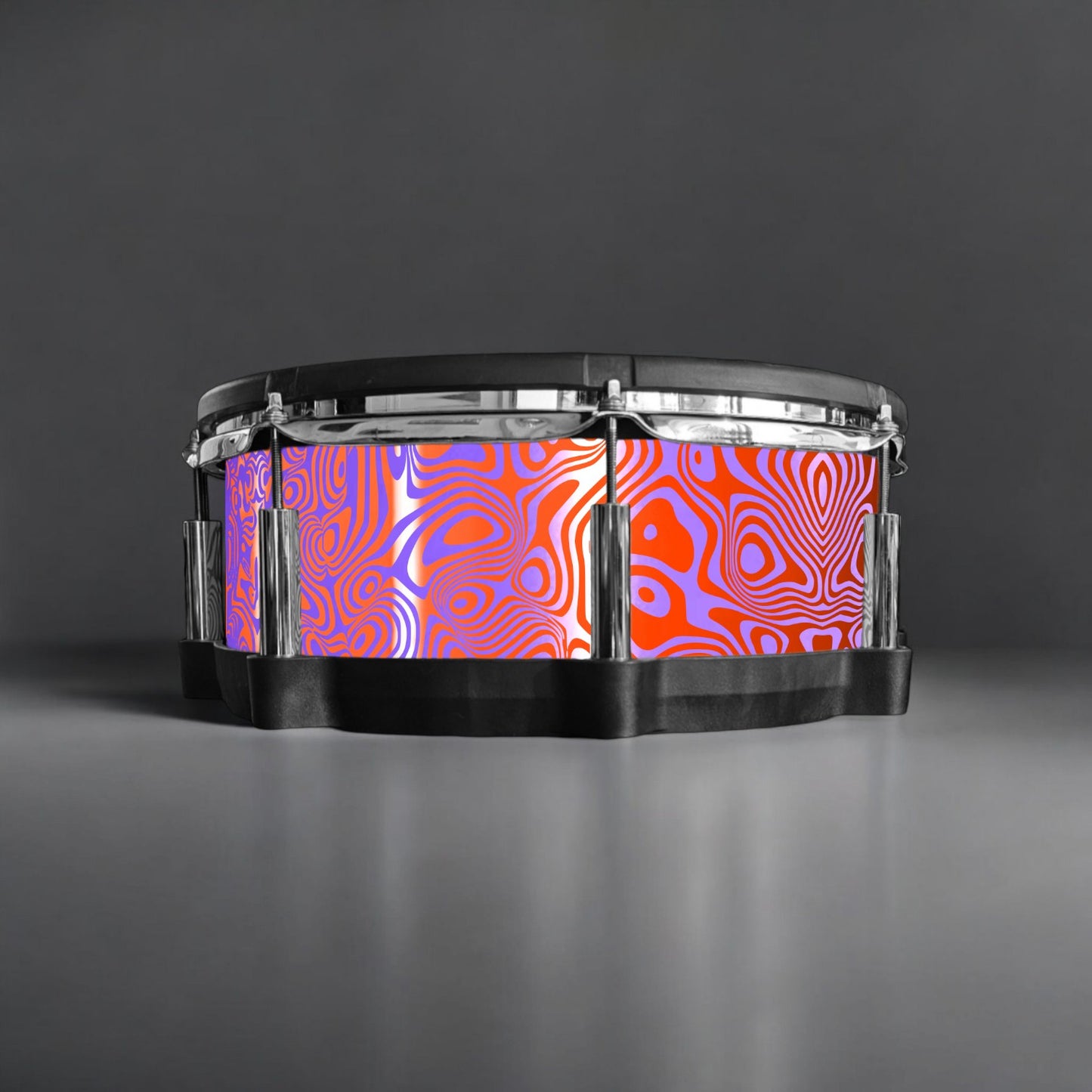 Psychedelic Swirl Drum Wrap