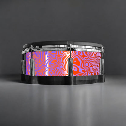 Psychedelic Swirl Drum Wrap