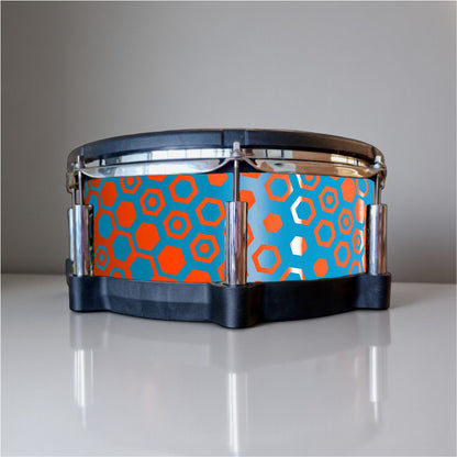 Hexagonal Fade Drum Wrap