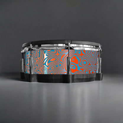 Psychedelic Swirl Drum Wrap