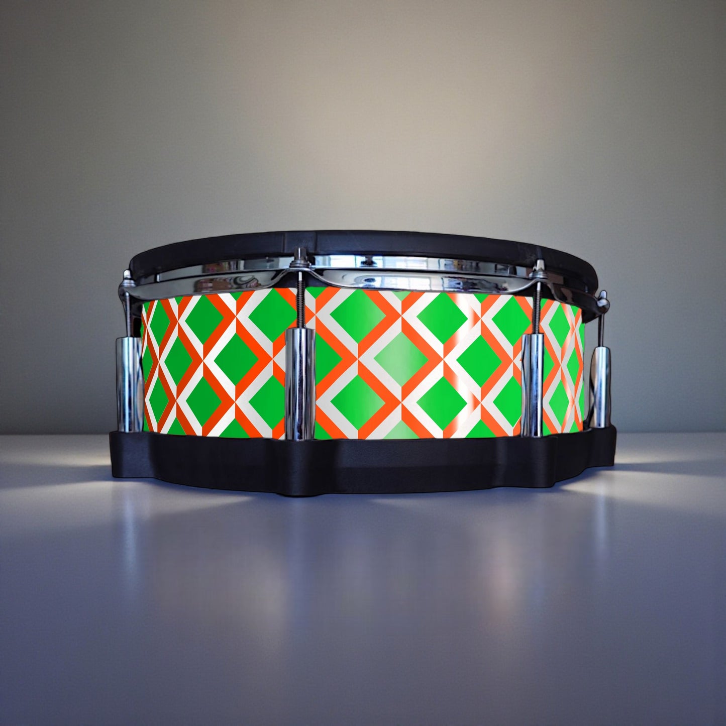 3D Tile Drum Wrap (White Base)