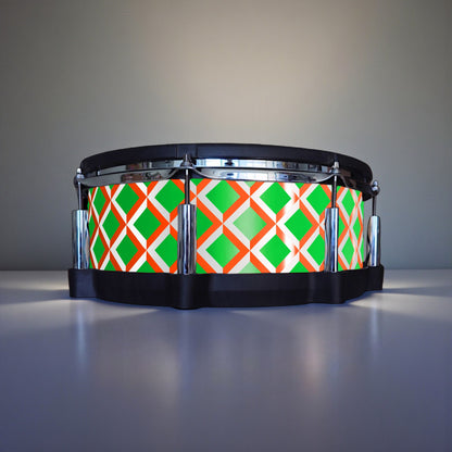 3D Tile Drum Wrap (White Base)