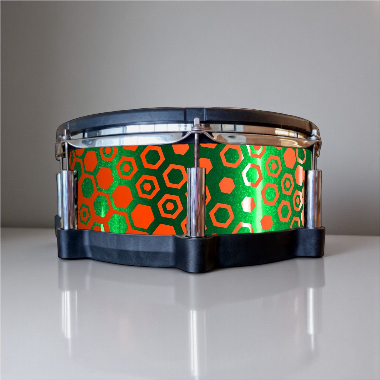 Hexagonal Fade Drum Wrap