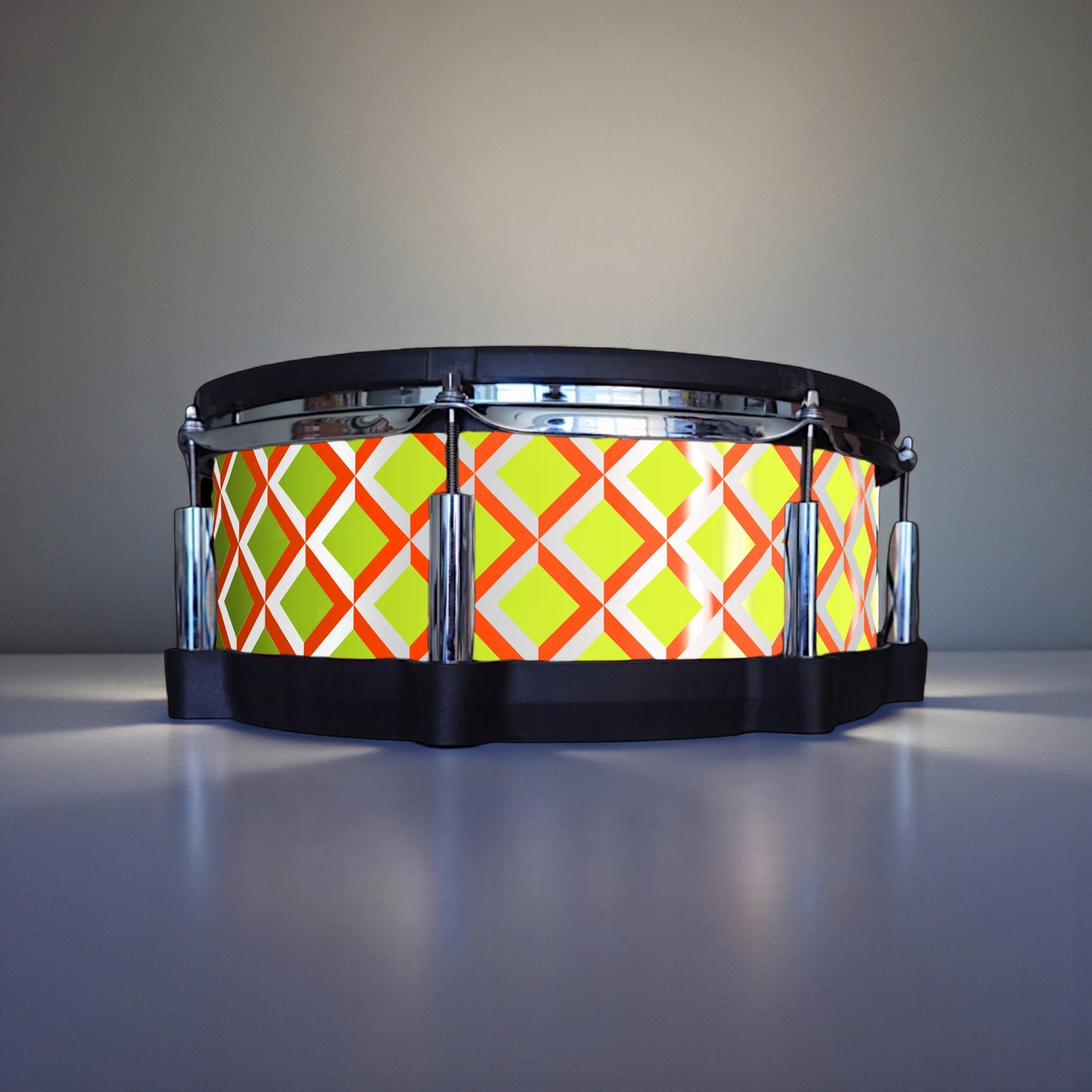 3D Tile Drum Wrap (White Base)