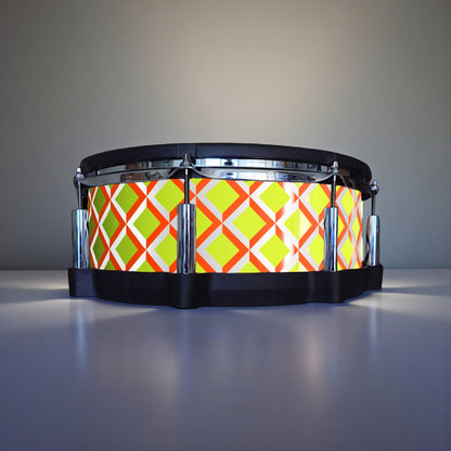 3D Tile Drum Wrap (White Base)