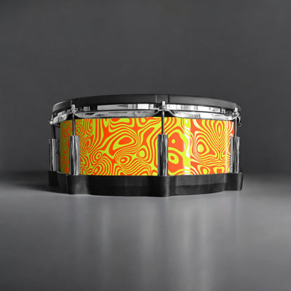 Psychedelic Swirl Drum Wrap