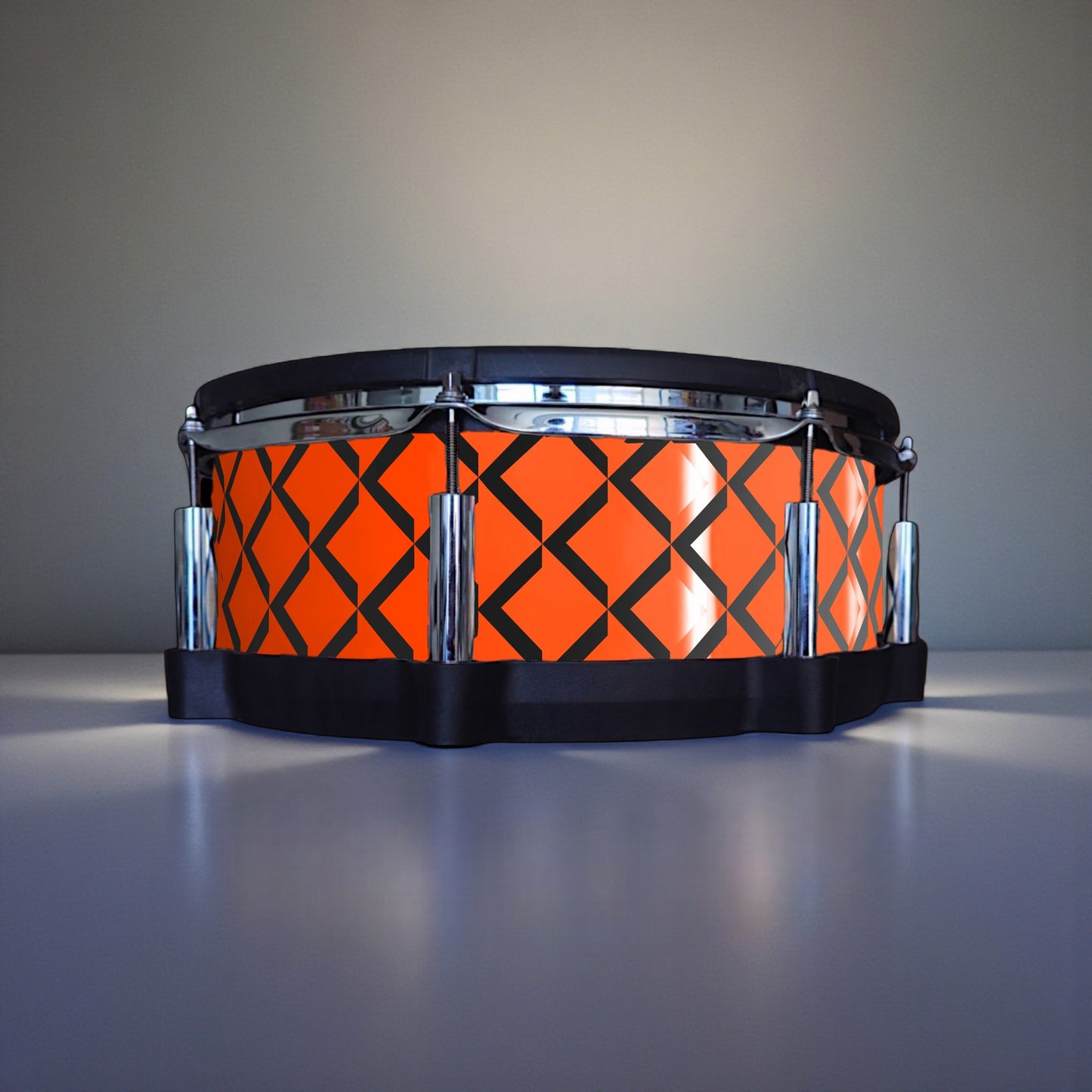 3D Tile Drum Wrap (Black Base)