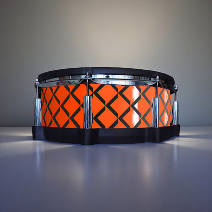3D Tile Drum Wrap (Black Base)