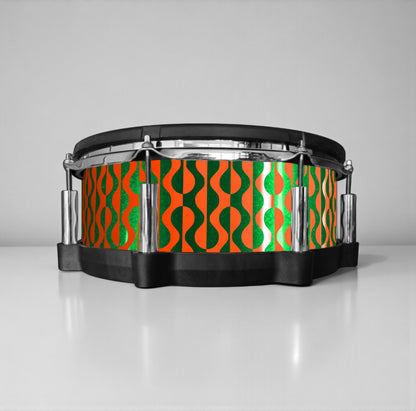 Negative Circles Drum Wrap