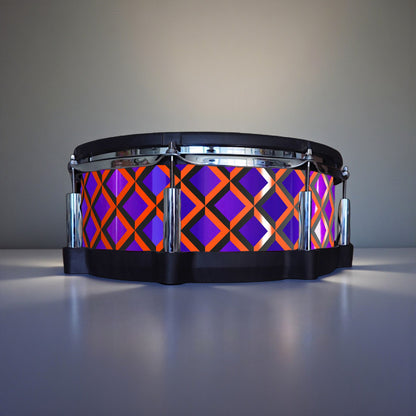 3D Tile Drum Wrap (Black Base)