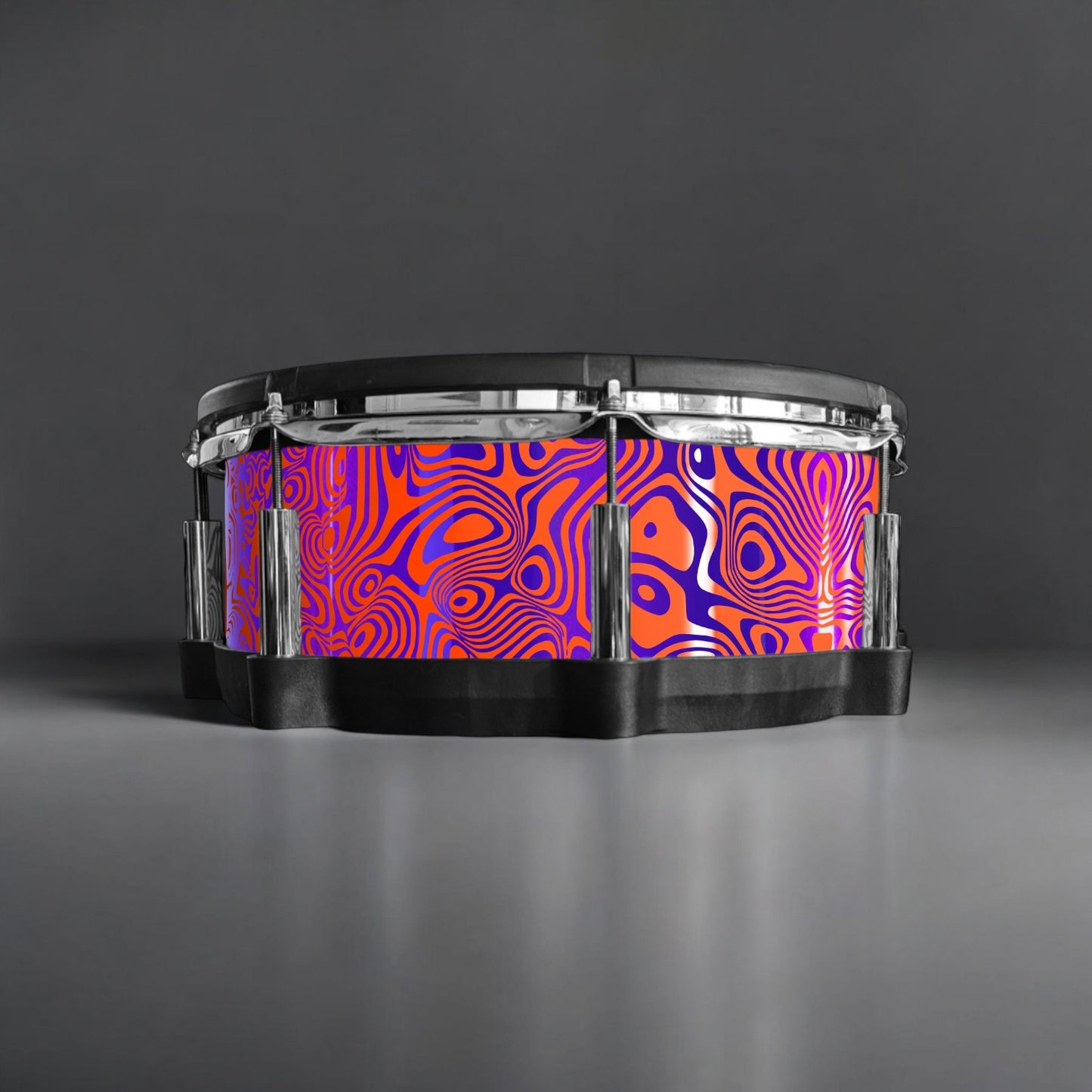 Psychedelic Swirl Drum Wrap