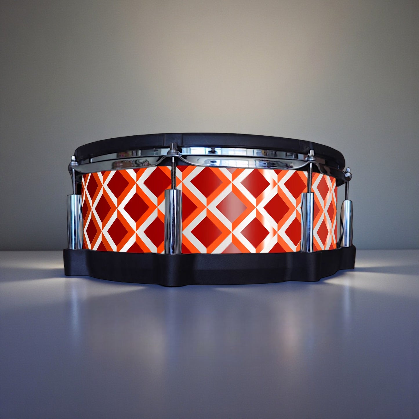 3D Tile Drum Wrap (White Base)