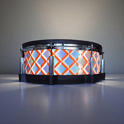 3D Tile Drum Wrap (White Base)