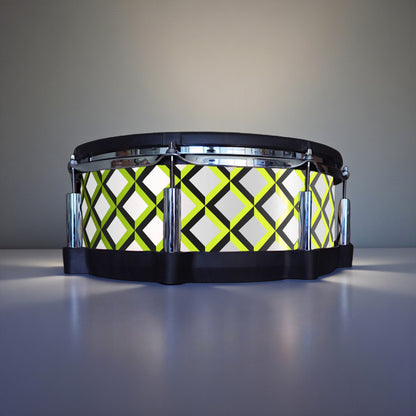 3D Tile Drum Wrap (Black Base)