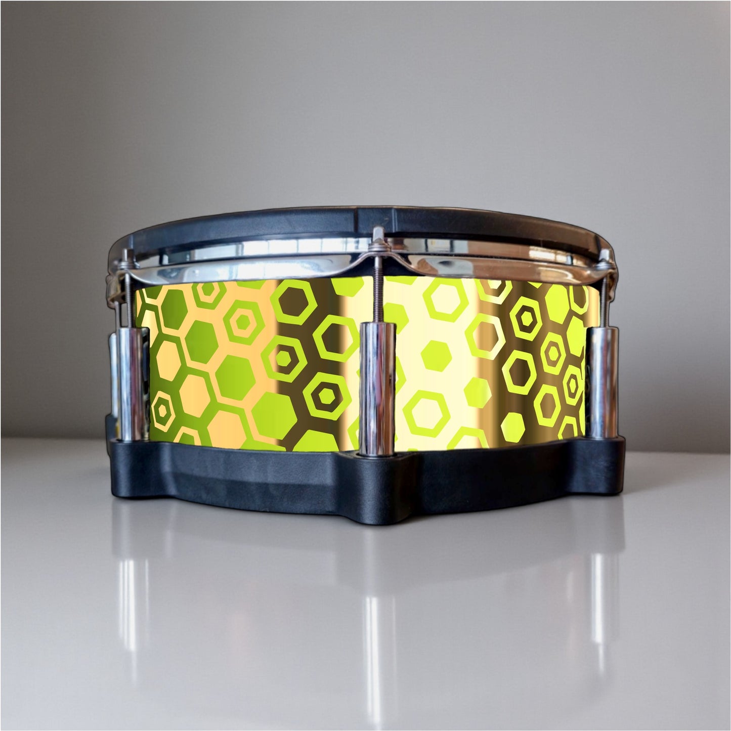 Hexagonal Fade Drum Wrap