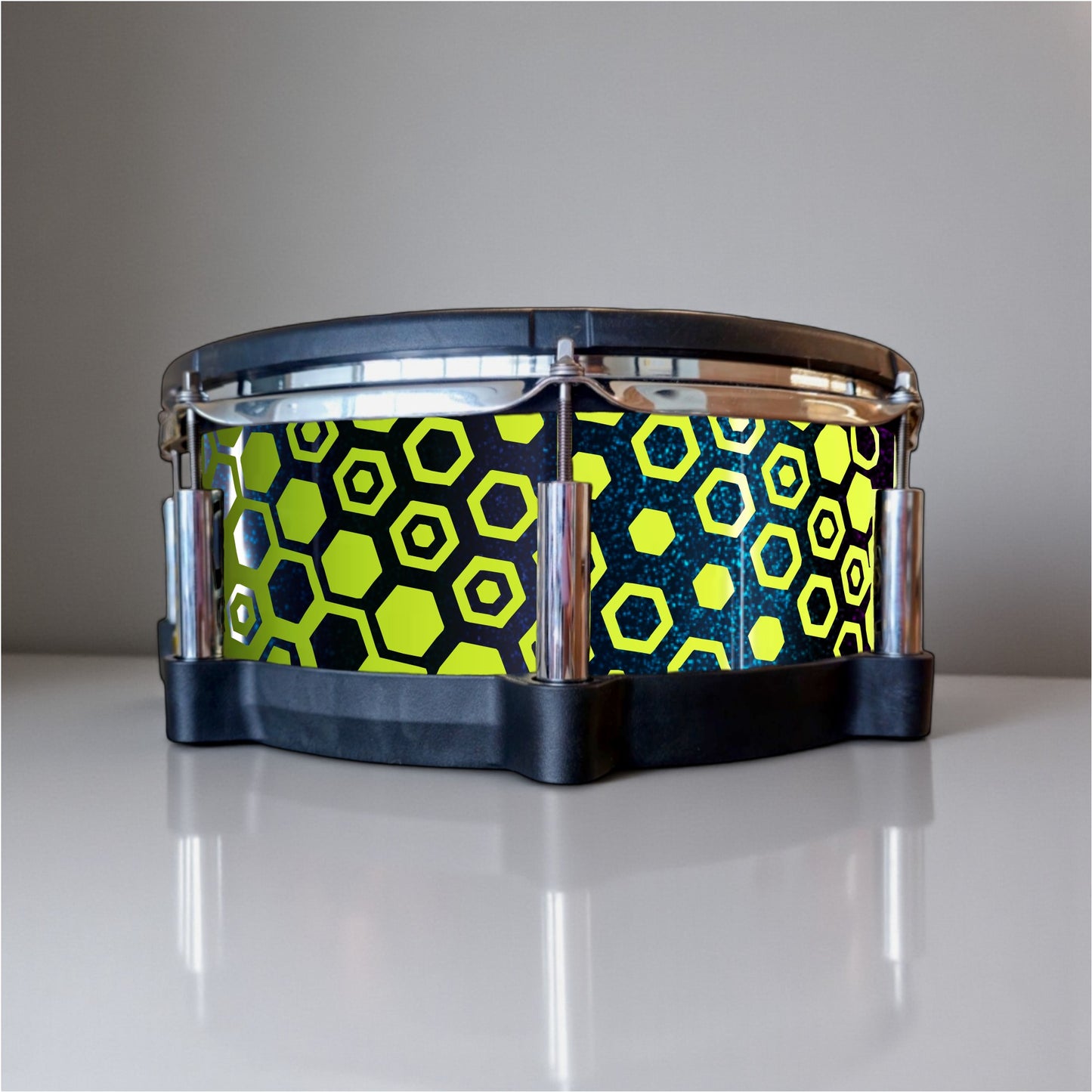 Hexagonal Fade Drum Wrap