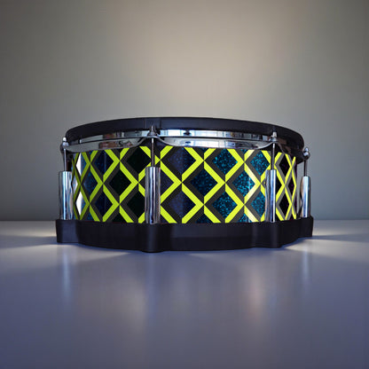3D Tile Drum Wrap (Black Base)