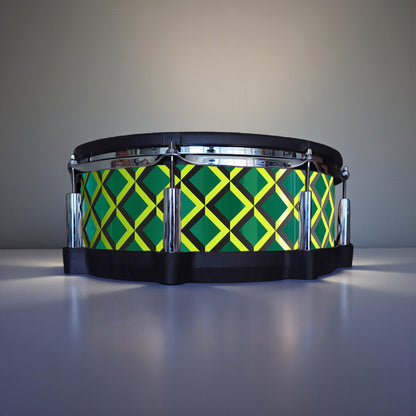 3D Tile Drum Wrap (Black Base)