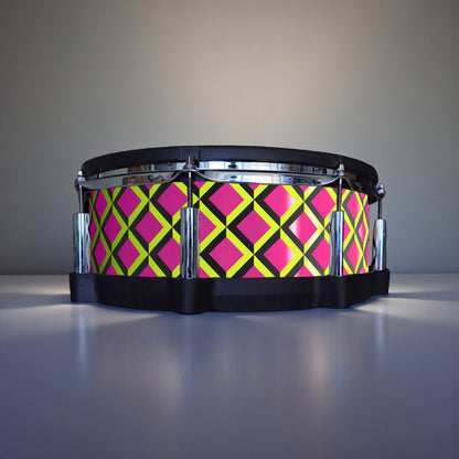 3D Tile Drum Wrap (Black Base)