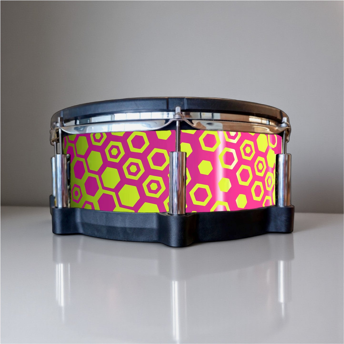 Hexagonal Fade Drum Wrap