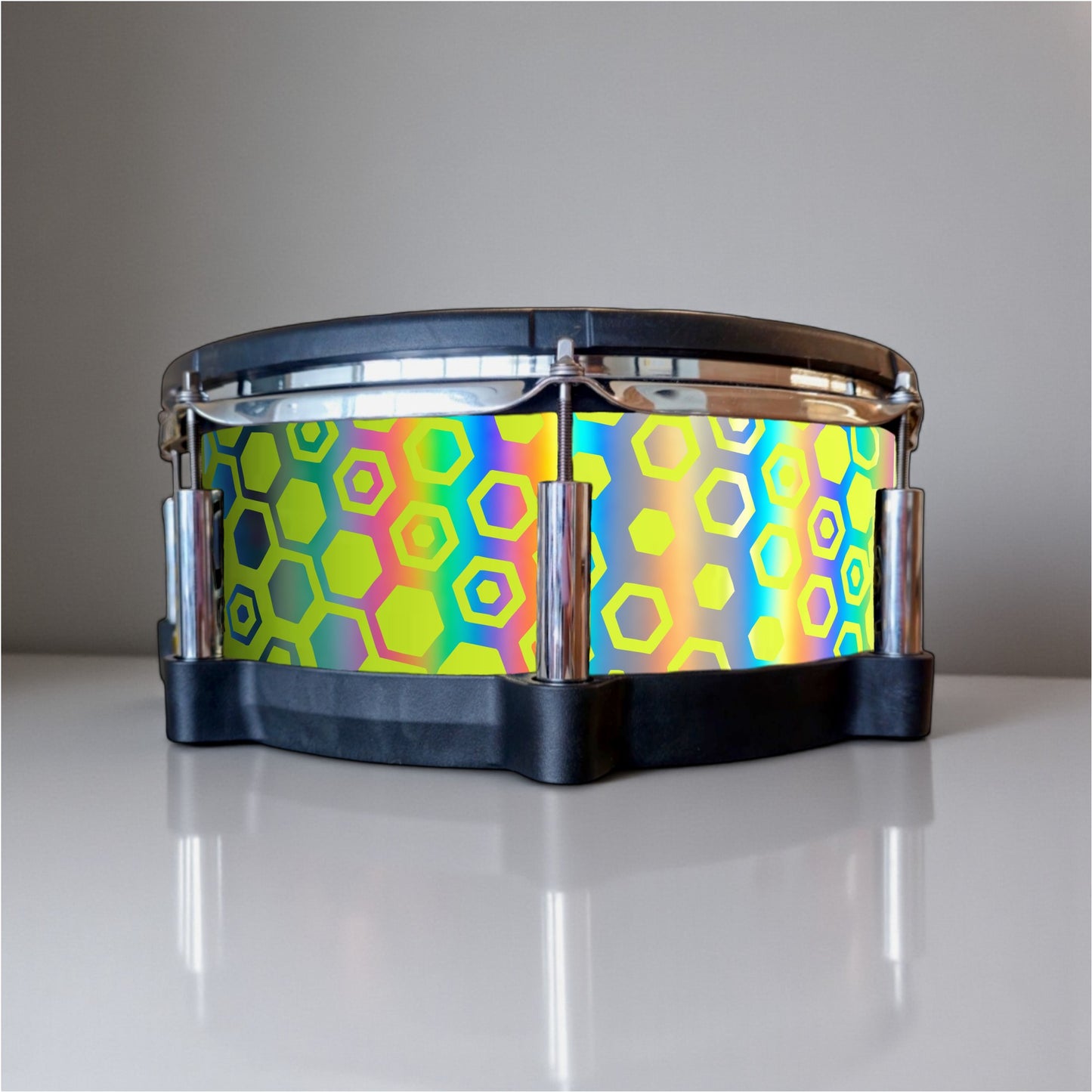 Hexagonal Fade Drum Wrap