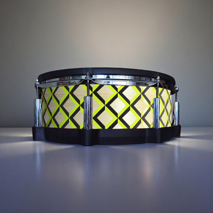 3D Tile Drum Wrap (Black Base)