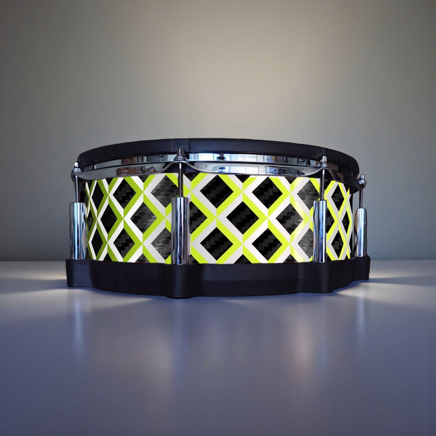 3D Tile Drum Wrap (White Base)