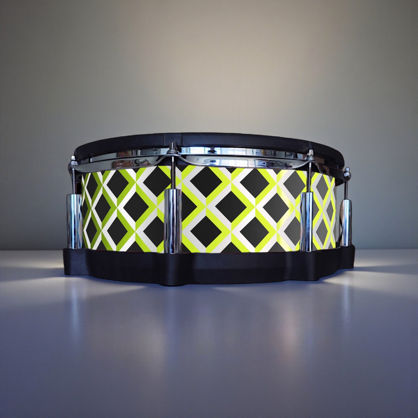 3D Tile Drum Wrap (White Base)