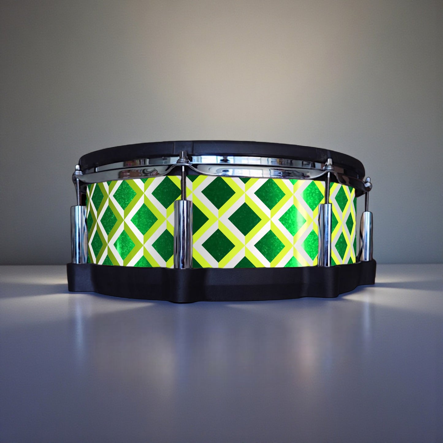 3D Tile Drum Wrap (White Base)