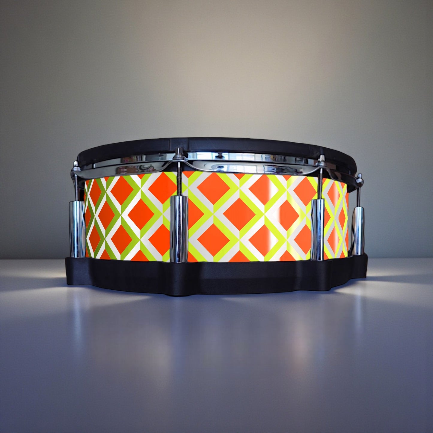 3D Tile Drum Wrap (White Base)